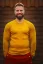 Pánske merino tričko DR WP250 - horčicové