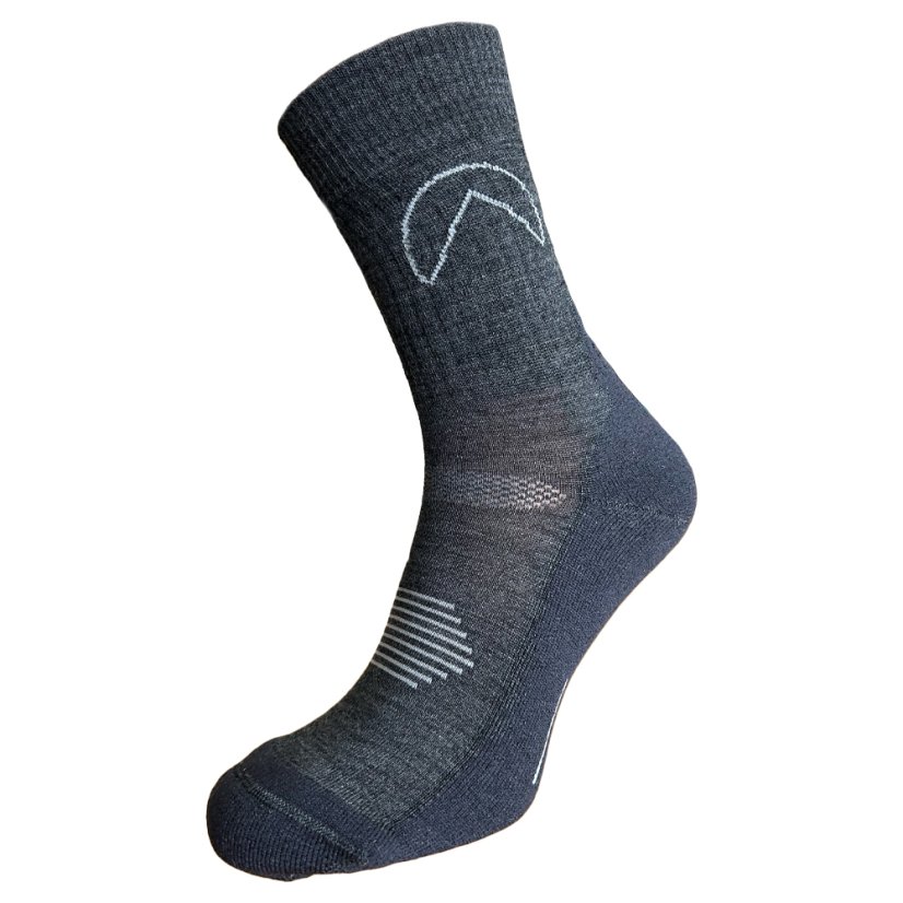 Black hill outdoor merino ponožky CHOPOK - Antracit
