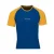 Pánske merino tričko KR UVprotection140 - modrá/žltá