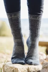 Black hill outdoor merino ponožky CHOPOK - šedé 3Pack