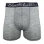 Pánské merino boxerky GINO - šedá