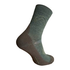 Black hill outdoor merino socks Chopok Green