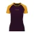 Dámske merino tričko KR UVprotection140 - lila/žltá