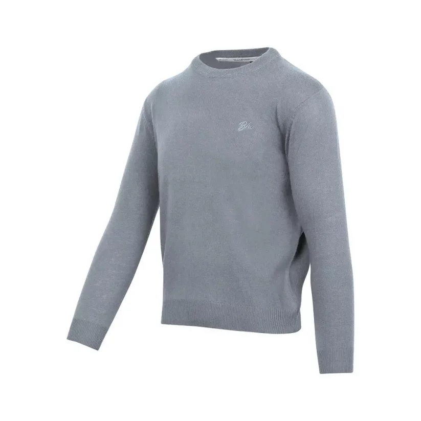 Pánský merino svetr DALI - šedý - Velikost: L