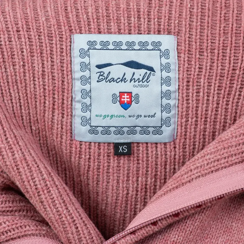 Dámský merino svetr PATRIA - růžový - Velikost: L