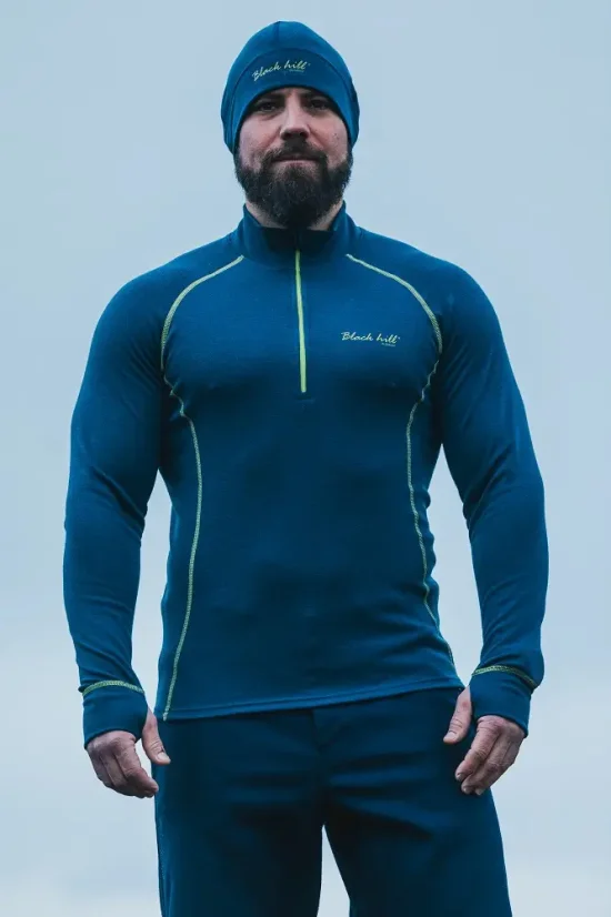 Pánske merino tričko DRZN WP260 - modré - Veľkosť: XXL