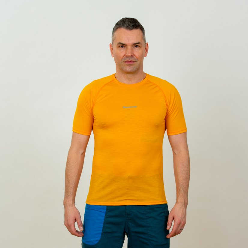 Men´s merino t-shirts SS S150 - Orange neon