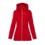 Dámský merino - kašmírový kabát Zoja - červený - Velikost: M