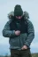 Pánska merino bunda SVALBARD s podšívkou Voack hnedá melír/hnedá - Veľkosť: L