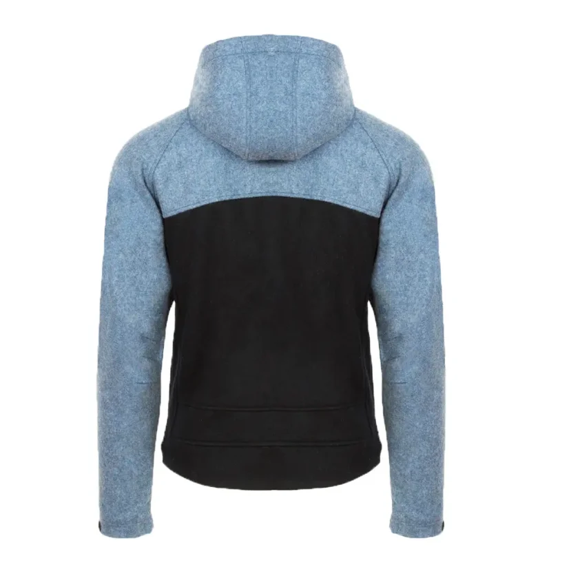 Pánska merino bunda STRIBOG modrá/čierna - Veľkosť: S
