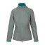 Ladies merino jacket Luna Gray/Turquoise - Size: M