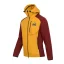 Men’s merino jacket Perun Burgundy/Mustard - Size: XXL