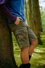 Pánské merino kraťasy SHORTY - khaki