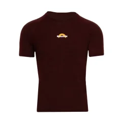 Pánske merino tričko KR S160 - bordové