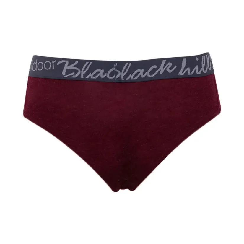Women's merino/silk panties AMY M/S burgundy 2Pack - Size: XL - 2Pack