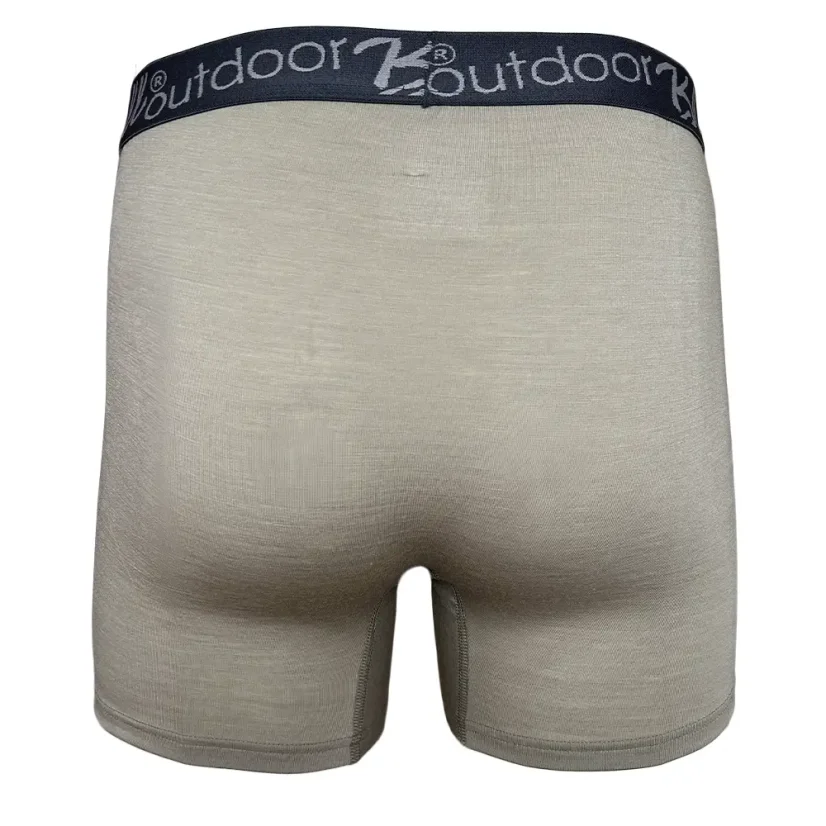 Pánske merino boxerky GINO - Béžová
