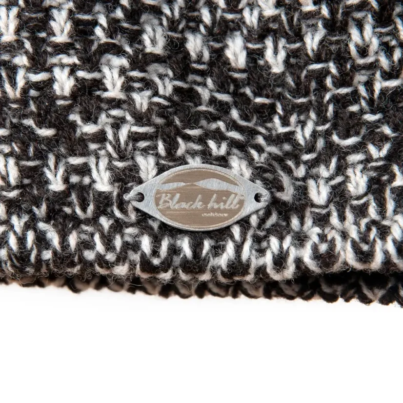 Merino cap Snowy - brown melir