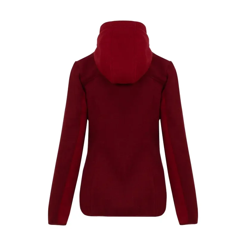 Ladies merino jacket Vesna Burgundy/Red - Size: S
