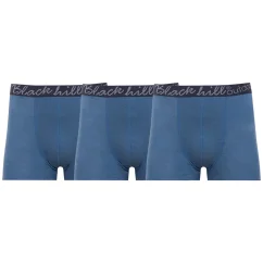 Pánské merino/hedvábí boxerky GINO M/S - modré 3Pack
