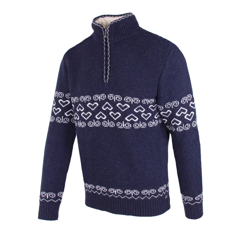 Men’s merino sweater Patriot - Blue - Size: L