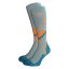 Merino socks SkiTour Performance/anatomic light - blue 2Pack