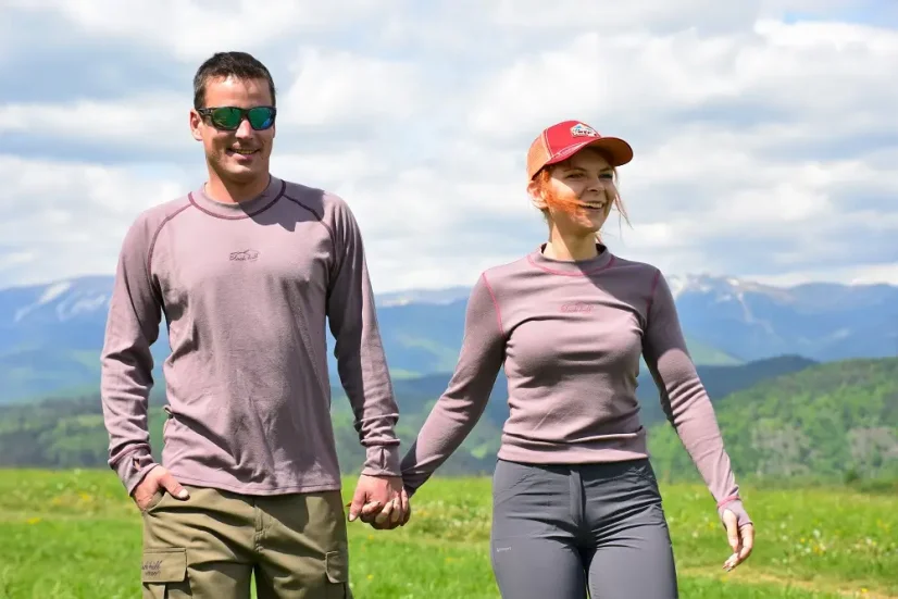 Pánske merino tričko DR WP260 - staroružové - Veľkosť: S